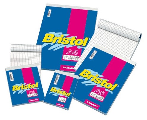 BLOCCO NOTES A5 BRISTOL 70FG 5MM
